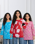Dreamy Flare Set - Flared Sleeves Kurti (set of 3)