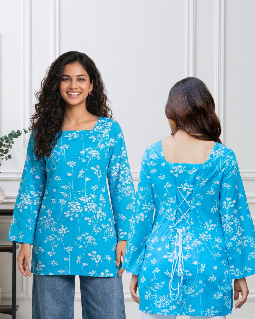 Dreamy Flare Set - Flared Sleeves Kurti (set of 3)