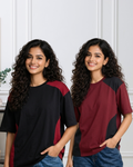 Dream Contrast Duo - Oversized T Shirt Combo for Women